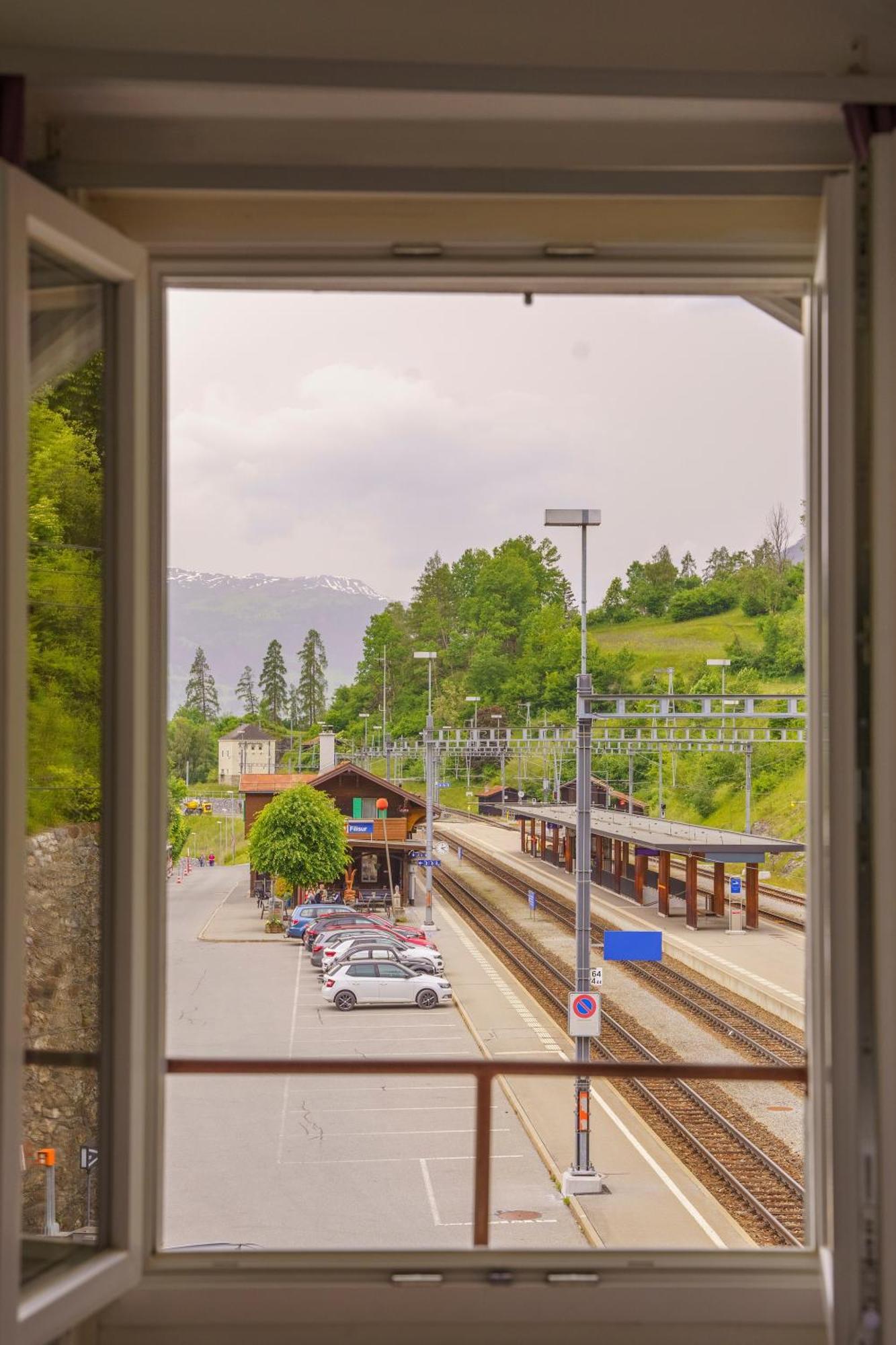 Hotel Grischuna Filisur Exteriör bild